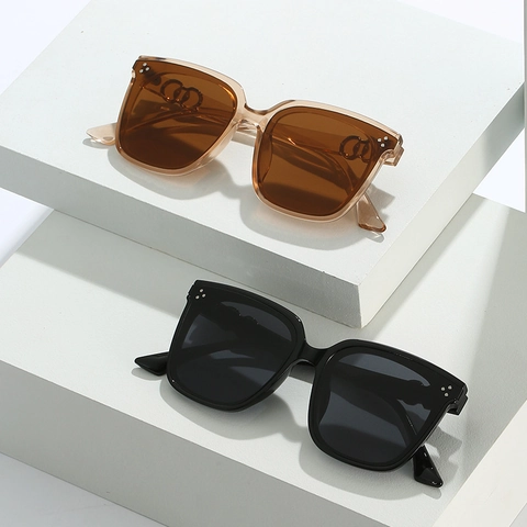 Oversized Square Sunglasses Fashion PC Frame UV400 Protection Eyewear For Men Women Outdoor Travel