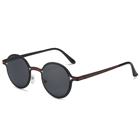 Occhiali Da Sole Tondi Retro Protezione UV400 Lente PC Moda Viaggio All'aperto