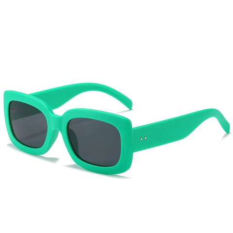 Occhiali Da Sole Quadrati Retro Montatura PC Protezione UV400 Moda Vintage Style Urbano Per Uomini Donne Doppi Rivetti