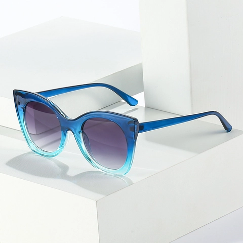 Cat Eye Sunglasses PC Frame UV400 Protection Outdoor Party Oversized Fashion Eyewear Women