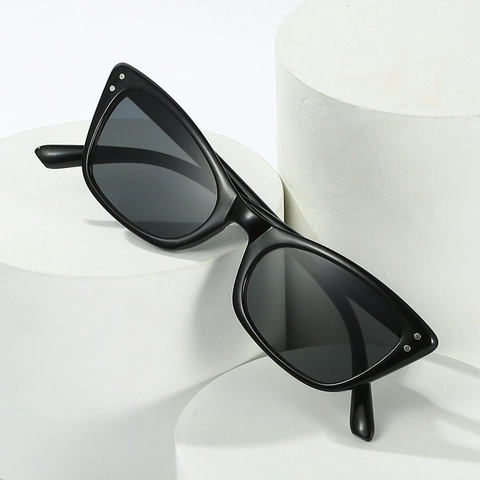 Occhiali Da Sole Retro Cat Eye Montatura PC Protezione UV400 Occhiali Moda Vintage Per Donna E Uomo