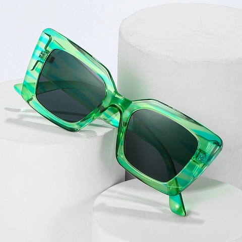 Square Sunglasses Retro Cat Eye PC Frame UV400 Protection Outdoor Fashion Eyewear For Women