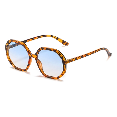 Moda Occhiali Da Sole Ottagonali Oversize Protezione UV400 Montatura In PC Lenti In AC Vintage Geometrici Donna Uomo