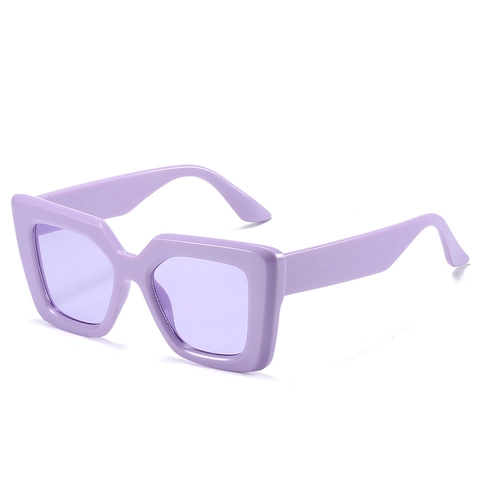 Occhiali Da Sole Quadrati Protezione UV400 Montatura PC Oversize Retro Vintage Moda Per Donne E Uomini