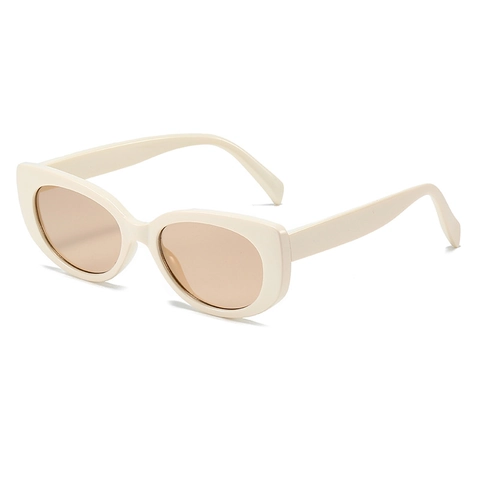 Vintage Cat Eye Sonnenbrille Für Damen Retro Mode PC Rahmen UV400 Schutz Kleiner Rahmen Farbige Gläser Reise Brillen