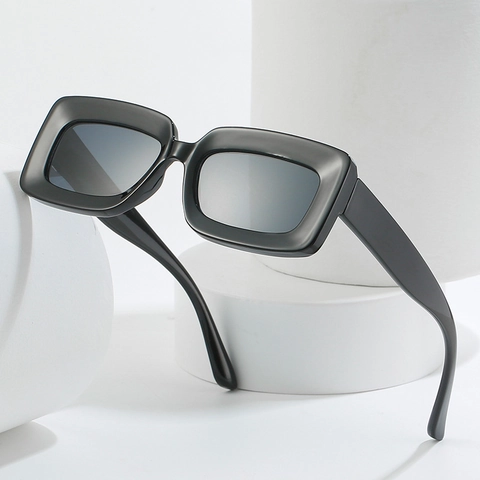 Vintage Rectangular Sunglasses PC Frame UV400 Protection Retro Fashion Jelly Color Sun Glasses For Women Men