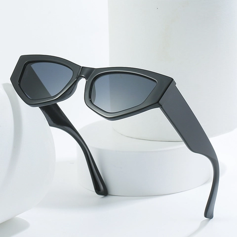 Occhiali Da Sole Occhio Di Gatto Retro Geometrici Irregolari Montatura PC Protezione UV400 Moda Per Donne Uomini