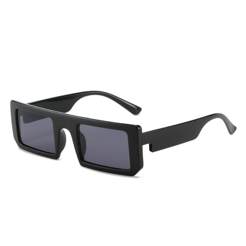 Retro Rectangular Sunglasses UV400 Protection PC Frame Square Small Candy Color Trendy Vintage Eyewear For Unisex