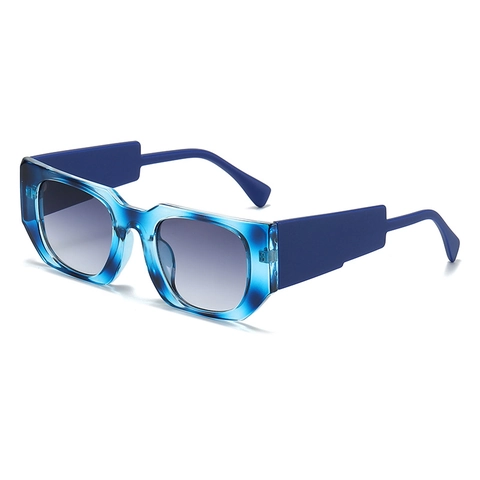 Retro Square Sunglasses Durable Thick Frame UV400 Protection Lightweight Fashion Eyewear For Men Women Outdoor Travel