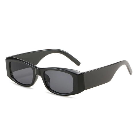Gafas De Sol Rectangulares Retro Montura De PC Lente AC Protección UV400 Moda Streetwear Para Hombres Y Mujeres