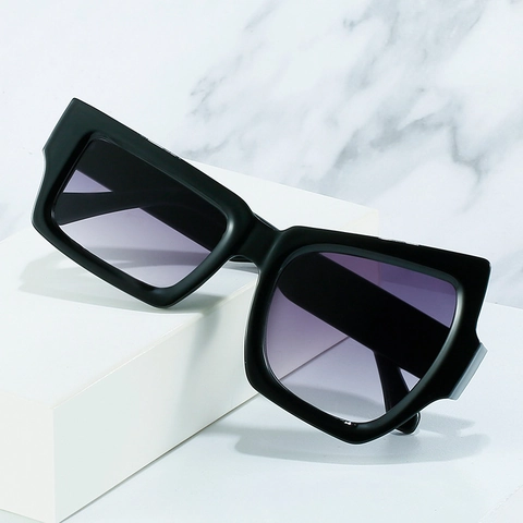 Gafas De Sol Asimétricas Geométricas Irregulares Montura Policarbonato Protección UV400 Moda Hip Hop Streetwear Hombres Mujeres