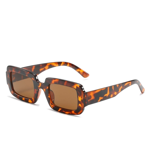 Occhiali Da Sole Quadrati Retrò Donne Montatura PC Protezione UV400 Vintage Colore Gelatina Moda