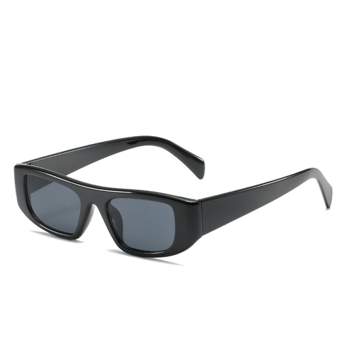 Retro Rechteckige Sonnenbrille Damen UV400 Schutz PC Rahmen Quadrat Mode Gelee Farbe Outdoor Sonnenbrille Brillen