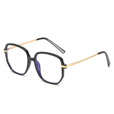 Occhiali Anti Luce Blu Oversize Da Donna Montura TR90 PC Aste In Metallo Retro Taglio Diamante Geometrico