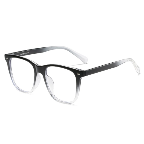 Square Anti Blue Light Glasses PC TR90 Frame Large Retro Rivet Decoration Eyewear For Men Women Fashion Simple Optical