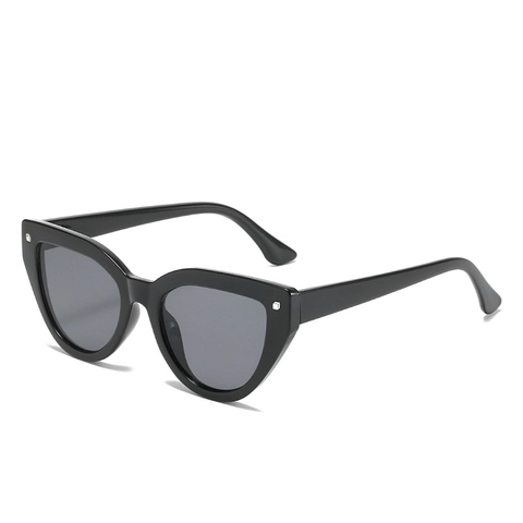 Fashion Cat Eye Sunglasses For Women PC Frame UV400 Protection Retro Vintage Sun Glasses Party Outdoor Eyewear Decorative Rivet