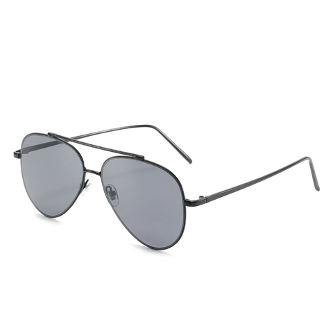 Occhiali Da Sole Aviatore Retrò Montatura Metallo Doppio Ponte Protezione UV400 Guida Vintage Tendenza Per Uomo Donna