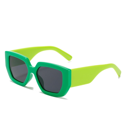 Occhiali Da Sole Quadrati Retrò Protezione UV400 Montatura Larga Moda Streetwear Unisex