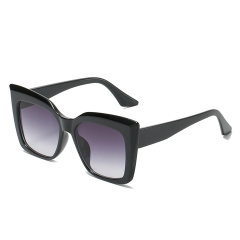 Lunettes De Soleil Œil De Chat Pour Femmes Oversized Monture PC Verres AC Protection UV400 Style Vintage Mode