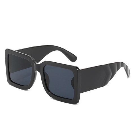 Oversized Vierkante Zonnebril UV400 Bescherming PC Montuur AC Lenzen Retro Mode Trendy Brillen Voor Heren Dames Unisex