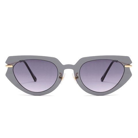 Cat Eye Sunglasses PC Metal Geometric Frame UV400 Protection Outdoor Party Trendy Fashion For Women