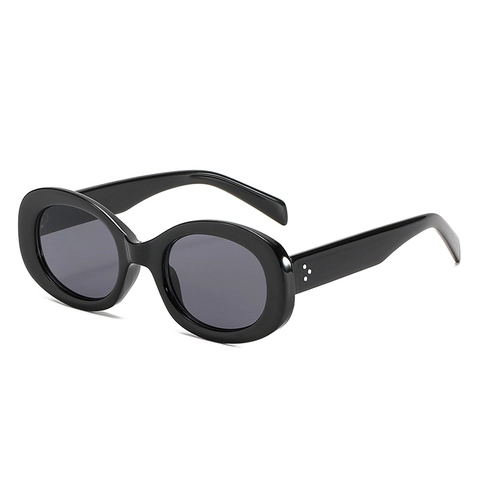 Occhiali Da Sole Ovali Montatura PC Lenti AC Protezione UV400 Leggeri Vintage Retrò Moda Donne Uomini