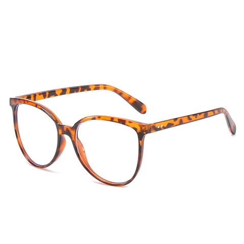 Montature Per Occhiali Cat Eye Anti Luce Blu PC Grandi Oversize Moda Ottici Per Donne
