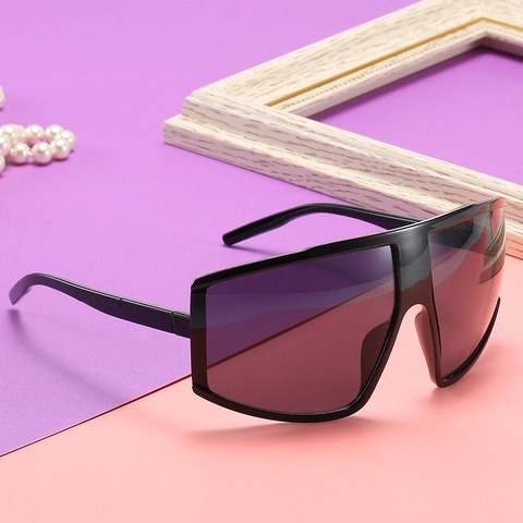 Oversized Cycling Sports Sunglasses UV400 Protection Windproof Shield Fashion Eyewear For Men Women Outdoor Bicycle Riding