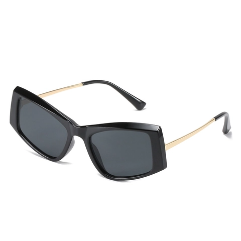 Retro Eckige Sonnenbrille PC Rahmen Metallbügel UV400 Schutz Geometrische Mode Brille Für Herren Damen