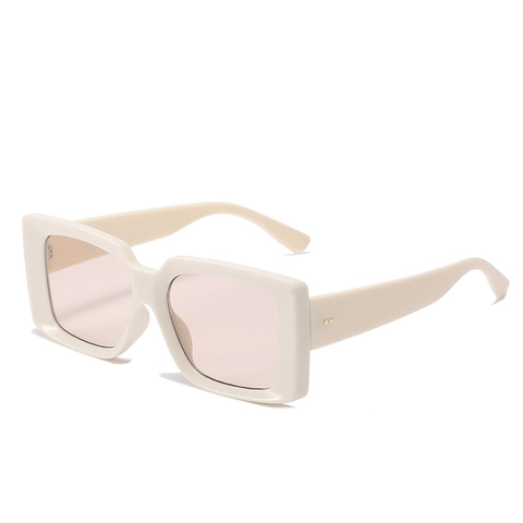 Retro Square Oversized Sunglasses PC Frame UV400 Protection Trendy Vintage Style For Women And Men