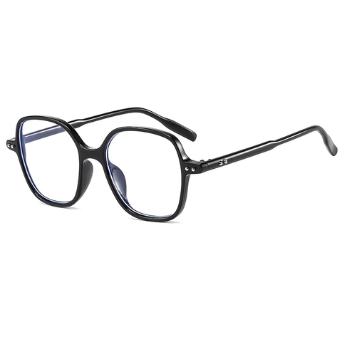 Oversized Anti Blue Light Glasses Retro Square PC Frame Fashion Computer Eyeglasses For Men Women