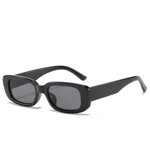 Occhiali Da Sole Rettangolari Vintage Montatura In PC Lenti AC Protezione UV400 Moda Retrò Per Uomini E Donne