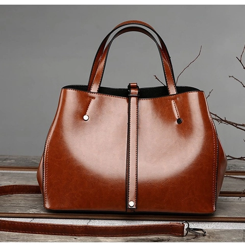 Retro PU Leder Damen Handtasche Und Umschlag Clutch Und Kartenhalter Große Kapazität Tote Umhängetasche