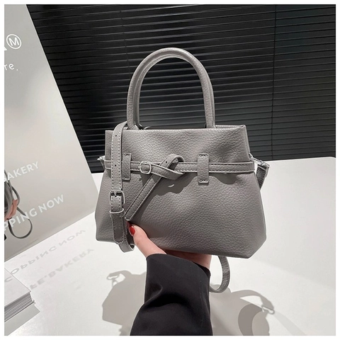 Bolso De Mano Para Mujer De Cuero PU Con Patrón De Lichi Bolso De Hombro Ajustable De Moda Bolso De Mensajero