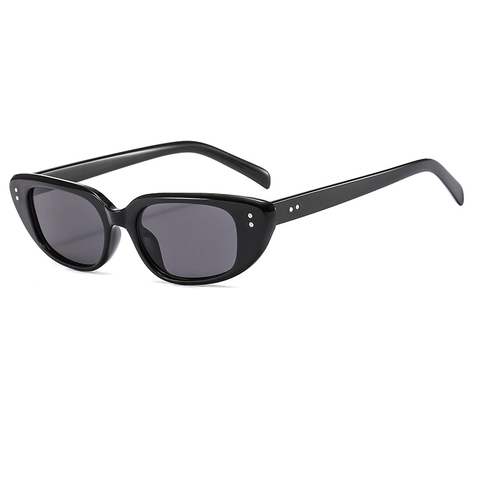 Lunettes De Soleil Oeil De Chat Vintage Monture PC Verres AC Protection UV400 Mode Pour Femmes Hommes Voyage Fête
