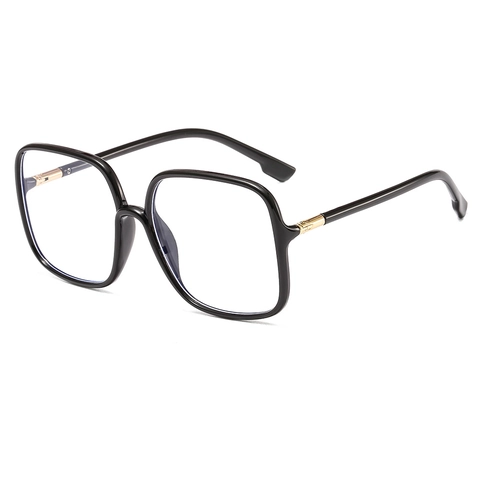 Square Blue Light Blocking Glasses Fashion Lightweight PC Frame Optical Eyeglasses For Women Versatile Retro Style