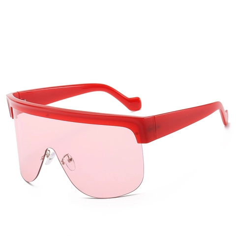 Oversized Shield Sunglasses Fashion PC Frame UV Protection Outdoor Eyewear Men Women