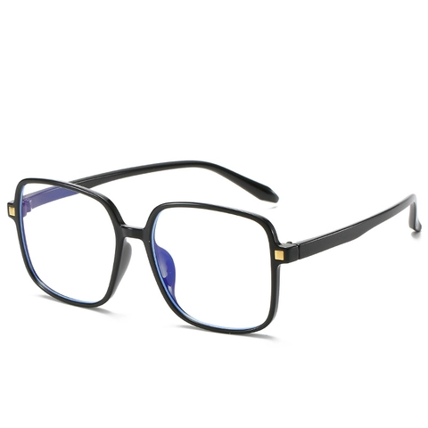 Oversized Square Anti Blue Light Glasses TR90 PC Transparent Fashion Optical Frame For Men Women Unisex