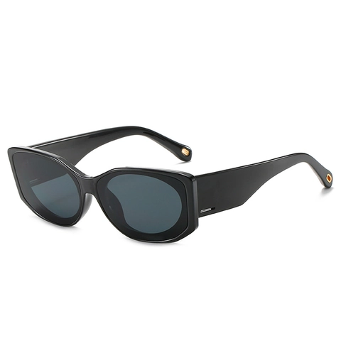 Square Sunglasses Women UV400 Protection PC Frame AC Lens Fashion Rectangle Cat Eye Style Trendy Versatile