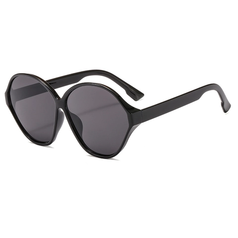 Oversized Oval Sunglasses PC Frame AC Lens UV400 Protection Trendy Retro Irregular Frame Eyewear For Women