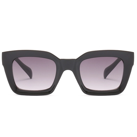 Lunettes De Soleil Carrées Protection UV400 Rétro Monture PC Mode Verres Dégradés Pour Femmes Hommes