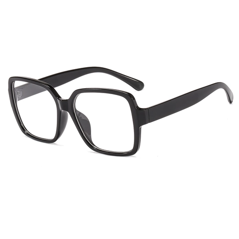 Square Large Frame Glasses Clear Lens Fashion Retro PC Material Eyewear Frame For Women Men Trendy Style