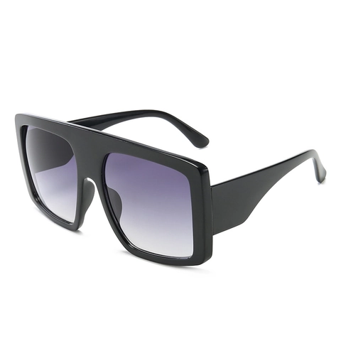 Oversized Square Sunglasses PC Frame UV400 Protection Gradient Lenses Vintage Trendy Fashion Eyewear For Women Men