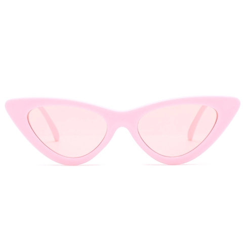 Vintage Dreieck Katzenaugen Sonnenbrille UV400 Schutz PC Rahmen AC Linse Retro Hip Hop Streetwear Trendy Mode