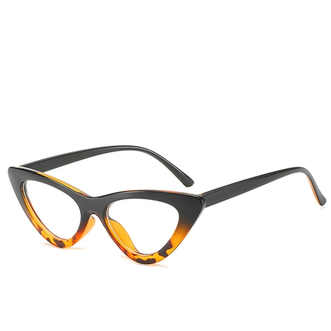 Occhiali A Occhio Di Gatto Anti Luce Blu Montatura In PC Vintage Oversize Per Donna Occhiali Da Vista Lenti Chiare
