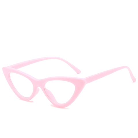 Occhiali A Occhio Di Gatto Anti Luce Blu Montatura In PC Vintage Oversize Per Donna Occhiali Da Vista Lenti Chiare