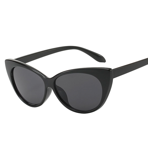 Lunettes De Soleil Oeil De Chat Rétro Vintage Protection UV400 Monture PC Verres AC Mode Surdimensionnée Pour Femmes