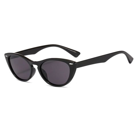 Gafas de Sol Vintage de Ojo de Gato para Mujer Moda Montura PC Lente AC Protección UV400 Estampado de Leopardo Eyewear