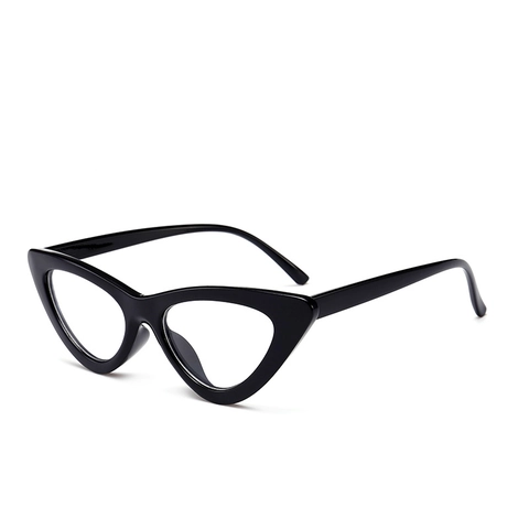 Moda Occhi Da Gatto Anti Luce Blu Occhiali Retro PC Telaio AC Lente Occhiali Decorativi Trendy Forma Di Triangolo Per Donna