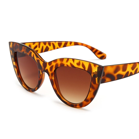 Gafas De Sol Retro Ojo De Gato Protección UV400 Montura PC Sobredimensionadas Moda Para Mujeres
